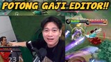 Lagi Solo Rank Malah Ditabrak EDITOR Sendiri, Minta Dipotong Gaji Ni Orang!! - Mobile Legends