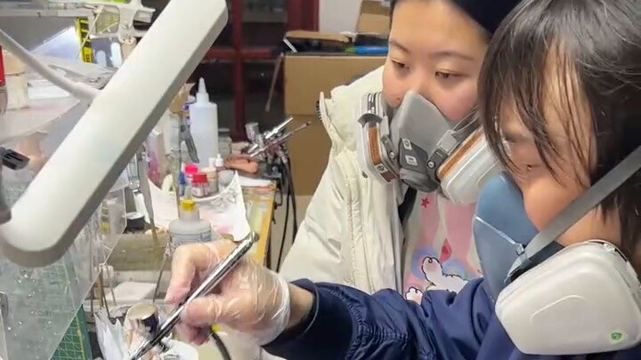 How to paint black stockings? gk painting teaching, Kitagawa Haimeng stockings painting process, Leo