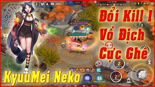 🌸Onmyoji Arena: Kyuumei Neko - Sát Thủ Được Thay Chiêu 1 Đi Gank Cực Bá Đạo