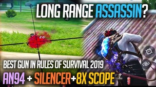 THEY DONT KNOW WHAT HIT THEM |AN94 + SILENCER + 8X SCOPE| RULES OF SURVIVAL|