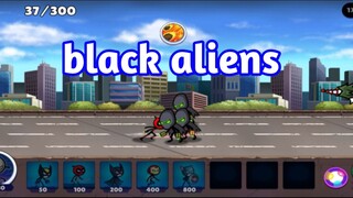 melawan alien hitam, stage 17 dan 18