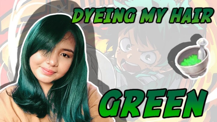 Dyeing My Hair Green