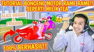 TUTORIAL BONCENG RAME RAME DI MOTOR SAKURA SCHOOL SIMULATOR!! SEPERTI MILK TEA BEST FRIEND FOREVER