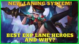 Best EXP Lane Heroes and Why | New Laning System in Mobile Legends