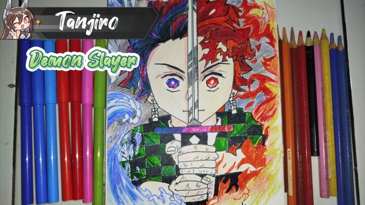 Drawing Tanjiro Demon Slayer