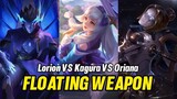 Kagura MLBB VS Lorion AOV VS Oriana LOL WR Hero Skill Effect Comparison 2023