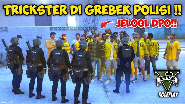 MARKAS TRICKSTER DI GREBEK OLEH TIM KHUSUS POLISI !! JELOOL KETUA TR DPO BERAT !! GTA V ROLEPLAY