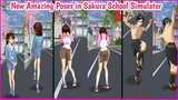 New Amazing Poses in Sakura School Simulator | Easy Tutorial