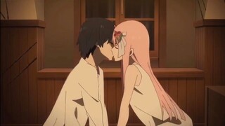 Darling in the franxx | All kiss scene