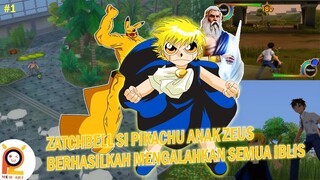 #1 Petualangan Anak Zeus nih,  Zatchbell! Piaraannya Pikachu #games #zatchbell #ps2 #anime #battle