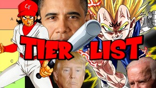 Presidents' DBZ Tier List 4 (AI MEME)