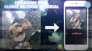 HEXAGON SPIN | ALIGHT MOTION TUTORIAL