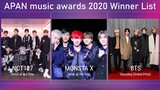 2020 APAN MUSIC AWARDS Winner List