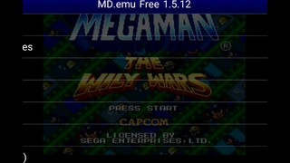 Mega Man The Wily Wars (Europe) - Genesis (Megaman One Longplay) MD.emu Free emulator.