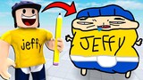 Jeffy BECOMES What He Draws In Roblox!