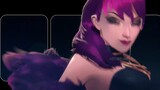 It took 120 hours to make the naked-eye 3D of the KDA women's team, and called for the LOL finals!