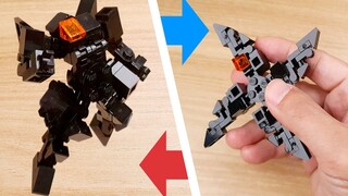 Ninja X! 9 loại bộ phận LEGO để xây dựng Ninja X có thể biến thành phi tiêu!