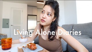 Living Alone Diaries | Casual week of apartment cleaning, dining alone in nyc, anniversary date