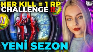 YENİ LİVİKTE HER 1 KILL 1 ROYALE PASS CHALLENGE !! 🤑 | PUBG MOBILE