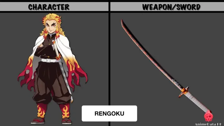 ALL SWORDS/WEAPONS IN DEMON SLAYER | Kimetsu No Yaiba Season 2 | AnimeData PH