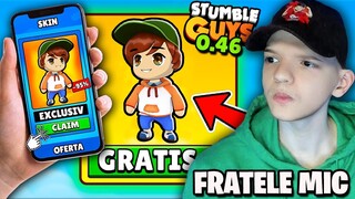 I-AU FACUT SKIN FRATELUI MEU MAI MIC in STUMBLE GUYS! *NU SE ASTEPTA*