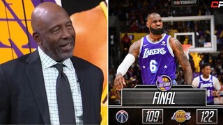 James Worthy goes crazy Lakers get a victory behind LeBron's massive night 122-109