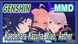 [Genshin, MMD] Kaedehara Kazuha, Xiao, Aether Cùng Nhảy