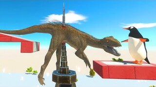 Jump Over Mega Spike - Animal Revolt Battle Simulator