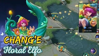 CUTEST SKIN - CHANG'E NEW SPECIAL SKIN FLORAL ELFO | MOBILE LEGENDS