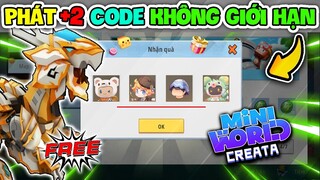 Phát FREE +2 Code Không Giới Hạn Mới Nhất Trong Mini World - Nhận Ngay Quà Cực VÍP | Kha TG