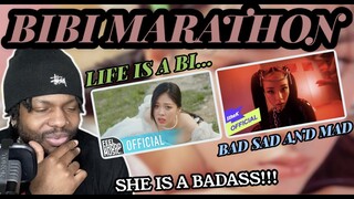 BIBI MARATHON!!! | Life Is A Bi & Bad Sad And Mad MVs (REACTION)