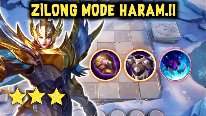 ZILONG MODE HARAM.!! 6 CADIA + 6 WM.!! MAGIC CHESS MOBILE LEGENDS