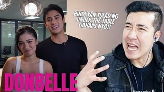 [REACTION] DONBELLE HINDI YAN TULAD SA UNDER TABLE GANAPS NYO!!! | Donny Pangilinan | Belle Mariano