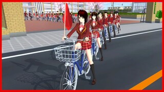 A Cyclist Is Like A Train || SAKURA School Simulator