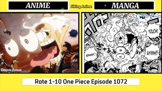 FULL NGAKAK❗MANGA VS ANIME ONE PIECE 1072 Part 2