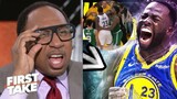 FIRST TAKE | "Draymond of a dirty play to win" Stephen A. BLASTS Warriors ugly win vs Celtics Game 2