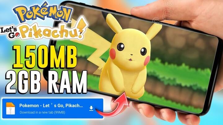 (Finally) How To Play Pokemon let's go Pikachu on Mobile🤩
