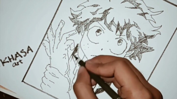 Drawing Midoriya Izuku