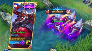 Bane New Upcoming Epic Skin | Soul Defiler Gameplay | Mobile Legends: Bang Bang