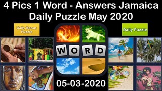 4 Pics 1 Word - Jamaica - 03 May 2020 - Daily Puzzle + Daily Bonus Puzzle - Answer - Walkthrough