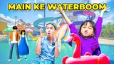 LEIKA MAIN SELUNCURAN 😍🥰 LEIKA DAN TOMPEL SELUNCURAN BARENG DI WATERBOOM [SAKURA SCHOOL INDO]