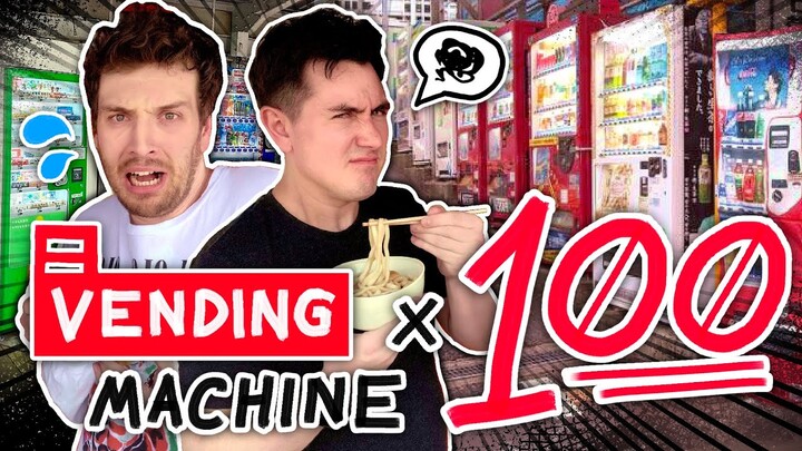 I Tried Every Vending Machine Food In Japan Ft. @AbroadinJapan