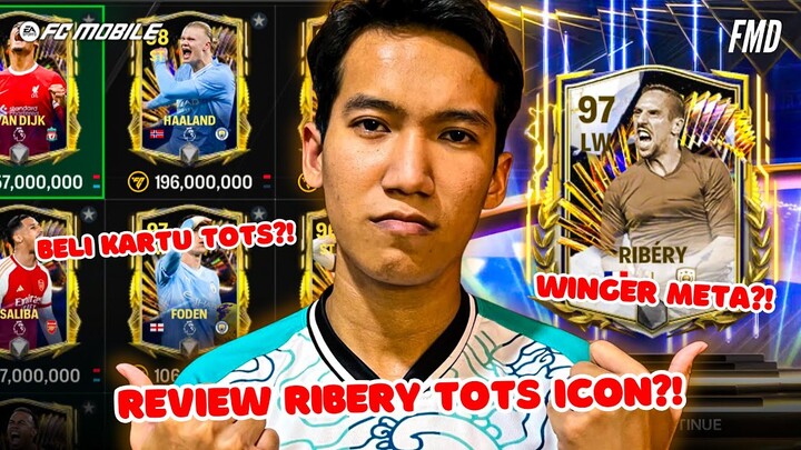Review Ribery TOTS Icons & Claim TOTS Pass! Winger Meta Dari Event TOTS?! | FC Mobile Indonesia