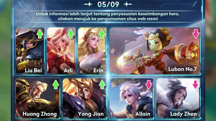 Hero arli dapet BUFF?