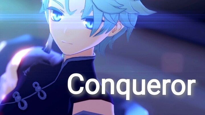 [Genshin Impact MMD/Chongyun·Drummer band] Conqueror||Conqueror