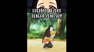 LUCUNYA NEZUKO DENGAN ZENITSU?!!! UWU