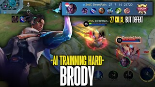 BOT HARD KERAS BANGET!! KENA COMEBACK DI PELATIHAN AI HARD MOBILE LEGENDS | AI Trainning Hard MLBB