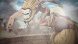 Galliard Titan Save Reiner from Anti Titan Cannon | Beast Titan vs Warship (English Sub)