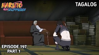 Danzo Ang iIkaanim na Hokage | Naruto Shippuden Episode 197 Tagalog dub Part 1 | Reaction