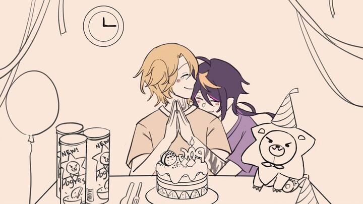 【luxiem handwriting/Shuca】💜💛Happy Birthday